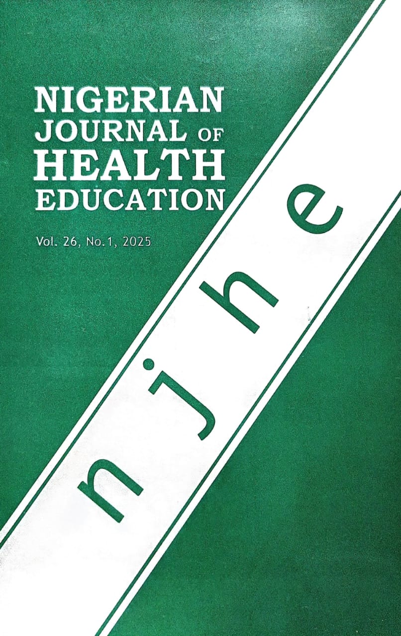 Journal Title: Nigerian Journal of Health Education (NJHE)